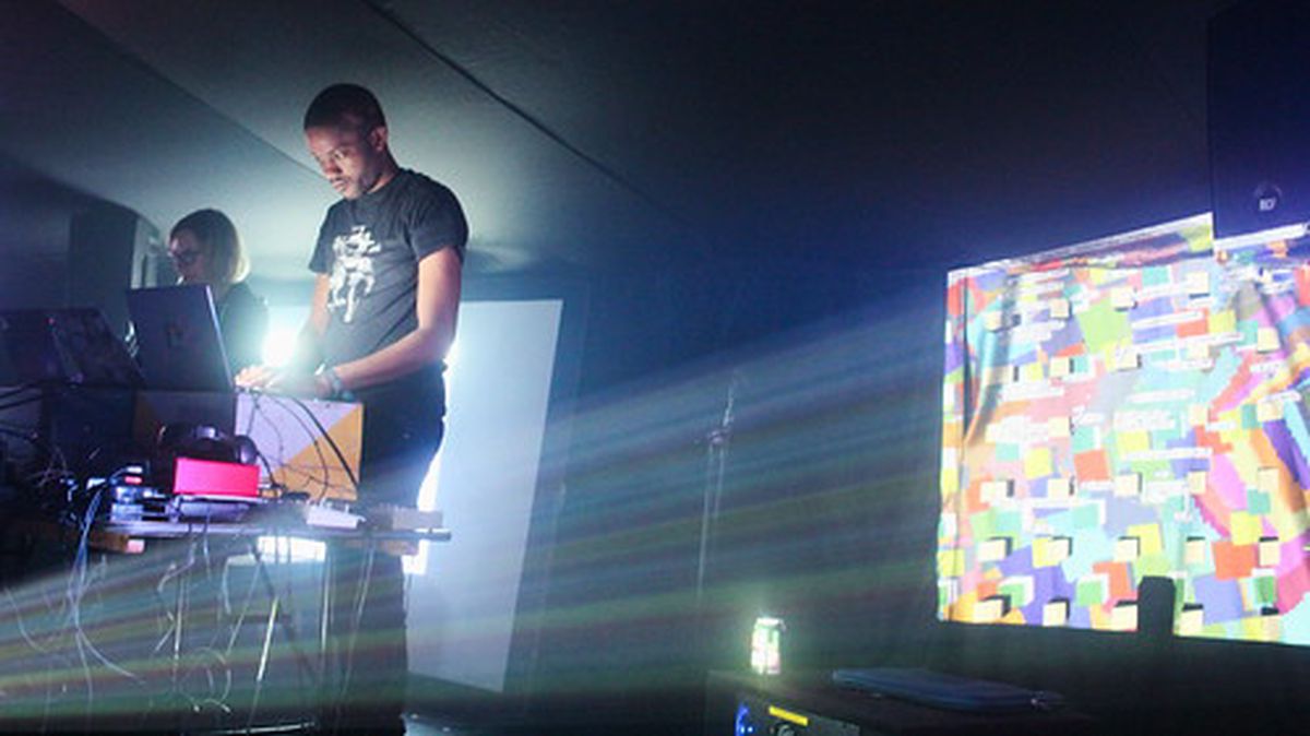 Algorave Green Man