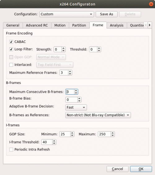 Datamoshing using Avidemux 2.7.0