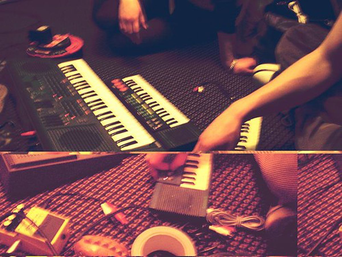Insectoid recording session