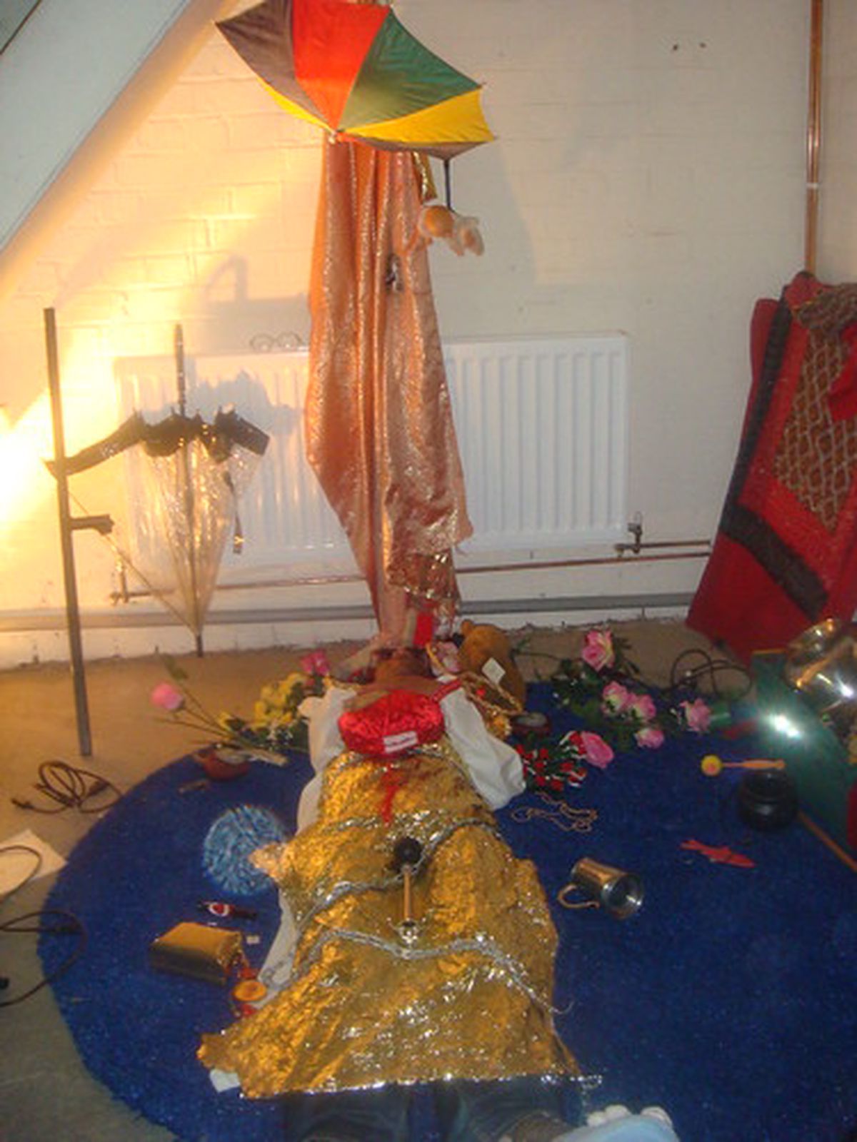 Improvised collaborative sculpture